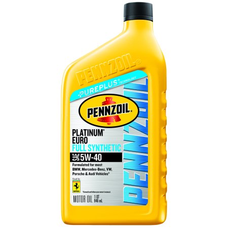 Pennzoil Plat EURO Full Synthetic Motor Oil 5W40